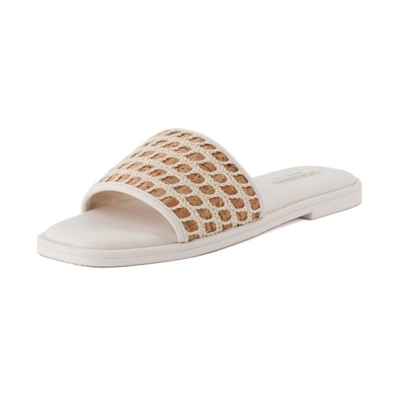 Cushionaire • Taffy Crochet Slide Sandals - Picture 1 of 6